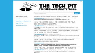 Website Resources - The Tech PIT