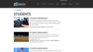 Students - EduCity Sports Complex