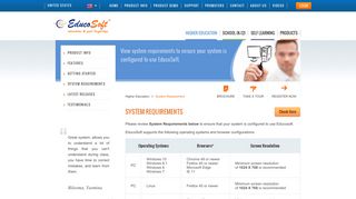system requirements - Educosoft: Online Learning Portal