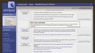 EduMail Setup On iPhone? - iPhone - Whirlpool Forums