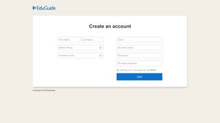 Create an account - EduGuide