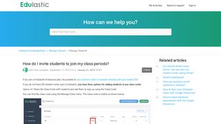 How do I invite students to join my class periods? – Edulastic ...