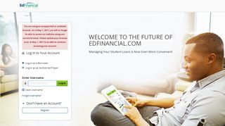 Login - Edfinancial Services