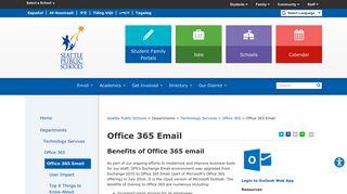 Office 365 Email - Seattle Public Schools