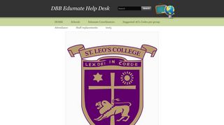 St Leo's - DBB Edumate Help Desk