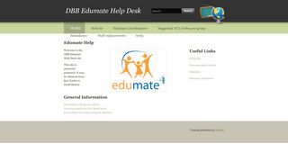 DBB Edumate Help Desk - HOME