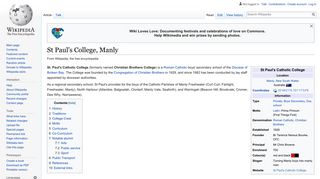 St Paul's College, Manly - Wikipedia