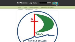 St Peter's - DBB Edumate Help Desk