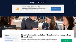 Scholarships - Liberty University Online - Programs