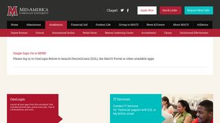 Online Course Login - MACU.edu