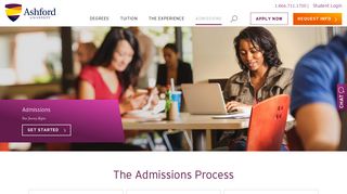 Admissions | Ashford University