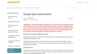 Google Apps Authentication – Eduphoria!