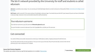 Connect to Wi-Fi | University of Strathclyde