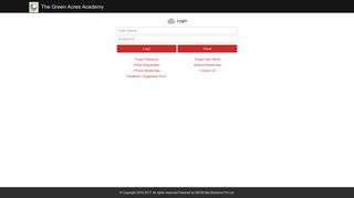 The Green Acres Academy - User Authentication
