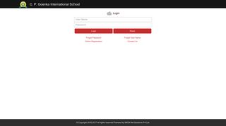 CP Goenka International School - User Authentication