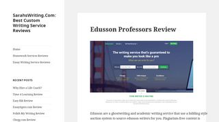 Edusson Review: Is It Legit or Scam? - SarahsWriting.Com