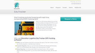EduTracker GPS Tracking Software - Education Logistics, Inc.