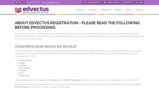 About Edvectus Registration