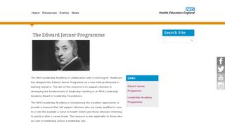 The Edward Jenner Programme | West Midlands Learning