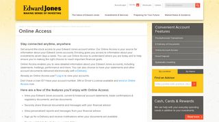 Online Account Access | Edward Jones