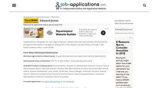 Edward Jones Application, Jobs & Careers Online