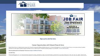 Careers - Edward Rose & Sons Careers Page