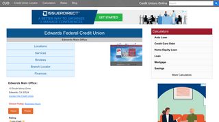 Edwards Federal Credit Union - Edwards, CA - Credit Unions Online