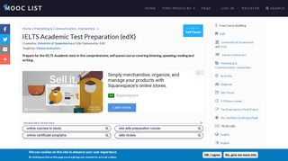 IELTS Academic Test Preparation (edX) | MOOC List