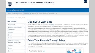 Use CWLs with edX | Teaching with Technology - LT Hub