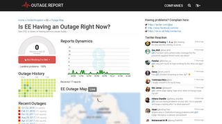EE Outage: Service Down and Not Working - Outage.Report