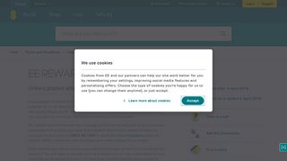EE Reward Card terms and conditions | Help | EE