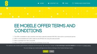 Terms & Conditions - Make a claim