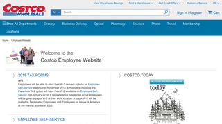 Employee Website | Costco - Costco Wholesale