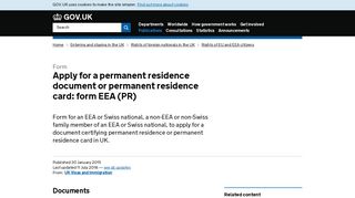 Apply for a permanent residence document or permanent residence ...