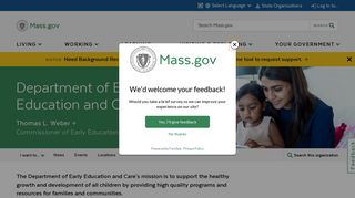 Department of Early Education and Care | Mass.gov