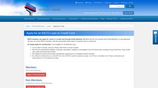 EECU Credit Union - Apply for a Loan