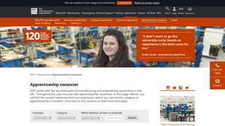 Engineering apprenticeships. UK engineering apprenticeships | EEF ...