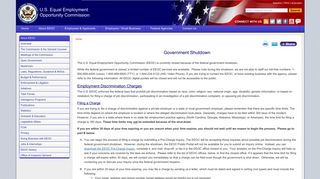 Federal Government Shutdown 2018 - EEOC