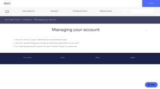 Managing your account – eero Help Center