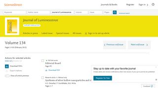 Journal of Luminescence | Vol 134, Pages 1-910 (February 2013 ...