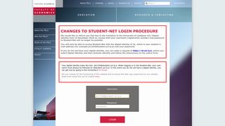 Student-Net Login - FELU