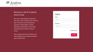 EF Academy Parent Portal