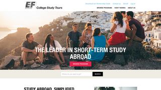 EF College Study Tours: Faculty Led Study Abroad