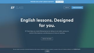 EF Class - English lessons. Designed for you.