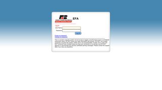 EFA Login