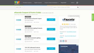 $250 off eFaucets Coupon, Promo Codes February, 2019