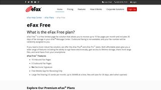 About eFax Free - eFax®