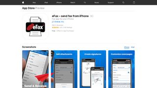 eFax – send fax from iPhone on the App Store - iTunes - Apple