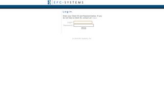 EFC•SYSTEMS | Client Net | Login