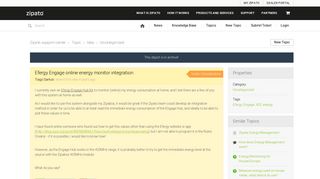 Efergy Engage online energy monitor integration - Zipato support center